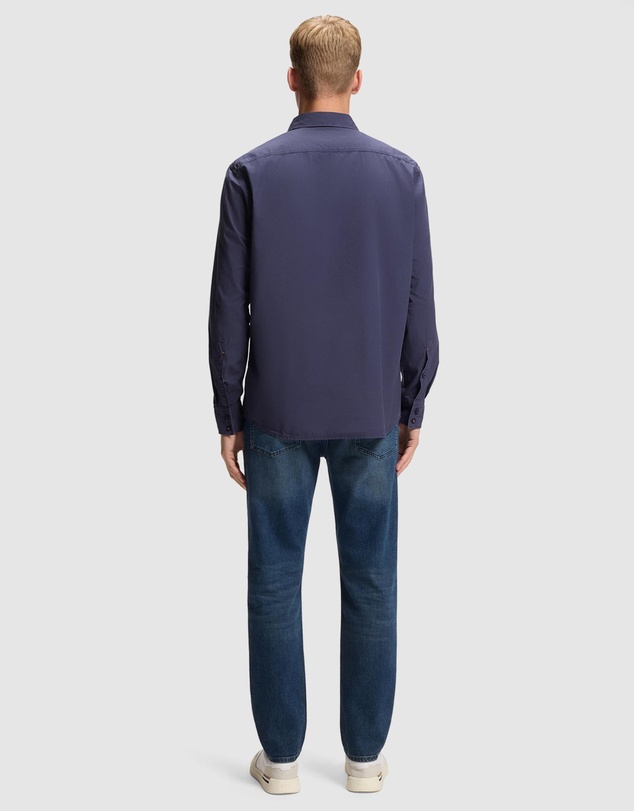 BOSS - Regular-Fit Shirt in Cotton Poplin With Embroidered Logo