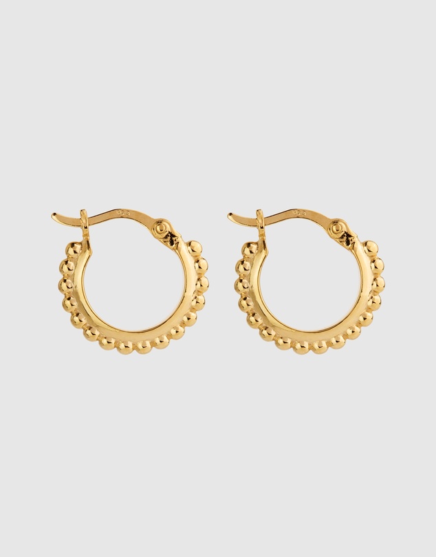 Najo - Chia Yellow Gold Hoop Earring