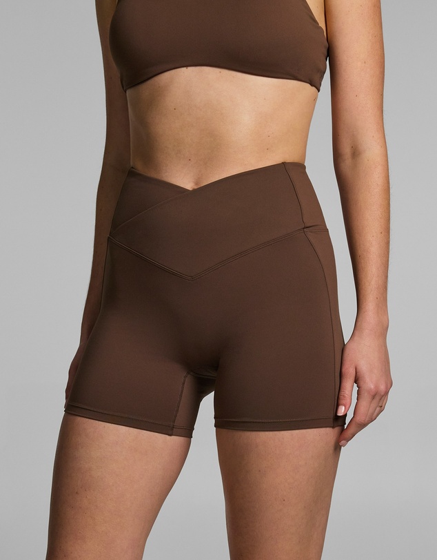 Rockwear - Cross Front Mid Thigh Bike Shorts