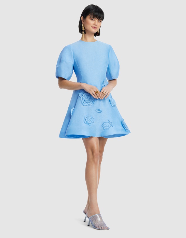 LEO LIN - Simona Applique Mini Dress