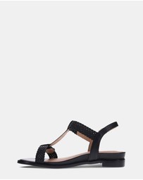 Mia Vita - Olympia Adjustable Sandal - Black