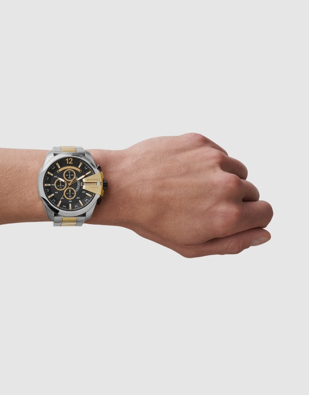Diesel - Mega Chief Two Tone Chronograph Watch