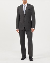 Van Heusen - Wool Blend Glen Check Suit Jacket