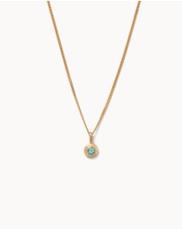 Kirstin Ash - Birthstone Necklace September London Blue Topaz