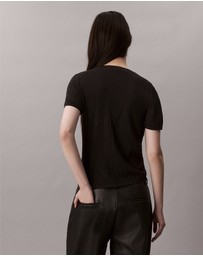 Calvin Klein - Pointelle Cap Sleeve Baby Tee