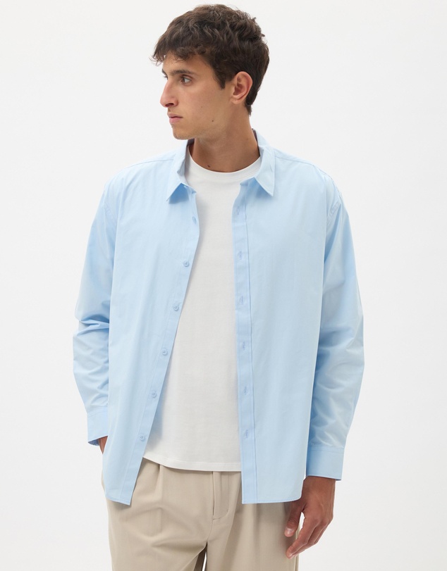AERE - Relaxed Cotton Poplin Shirt