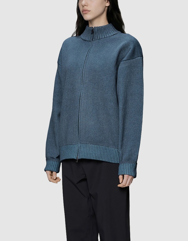 RAINS - Women's Sowa Knit Zip Cardigan Dusk/Breeze