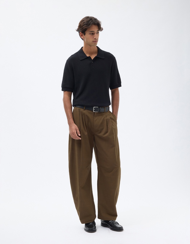 AERE - Organic Cotton Short Sleeve Polo