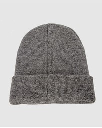 Max Alexander - European Made Dark Grey Wool Beanie