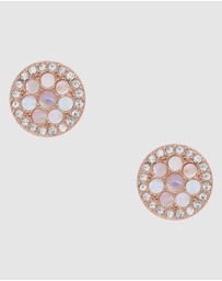 Fossil - Mop Rose Gold-Tone Earring