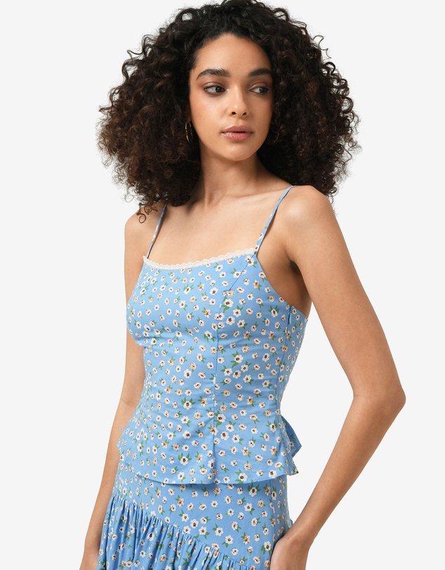 Forcast - Alisa Cami Floral Top