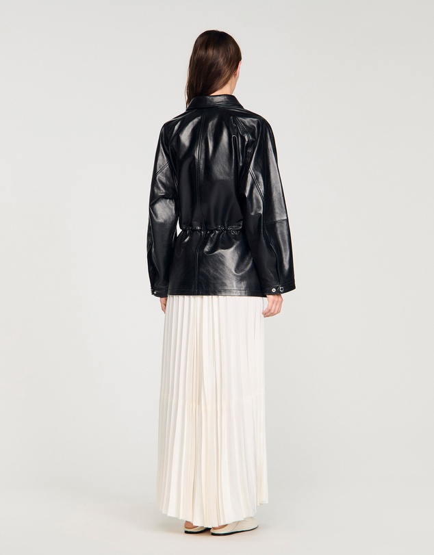 Sandro - Ashley Leather Jacket