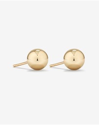 Michael Hill - 7mm Ball Stud Earrings in 10kt Yellow Gold