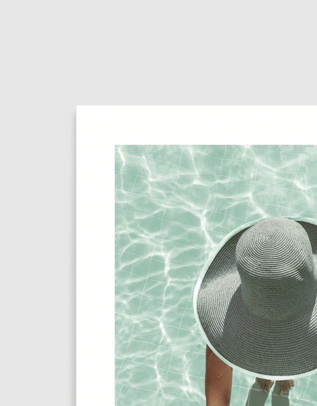 Olive et Oriel - Pool Time Art Print