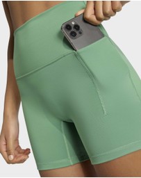 adidas Performance - 3 Stripes Studio All Me Booty Short Leggings Womens