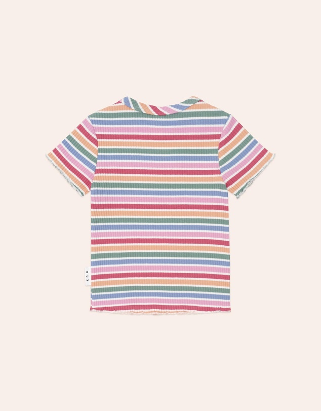 Huxbaby - Tutti Frutti Stripe Rib Tee - Babies-Kids