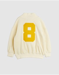 Mini Rodini - Alien City FC Half Zip Terry Sweatshirt - Babies-Kids
