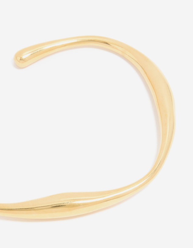 Lovisa - Waterproof Gold Plated Stainless Steel Organic Open Wrist Cuff