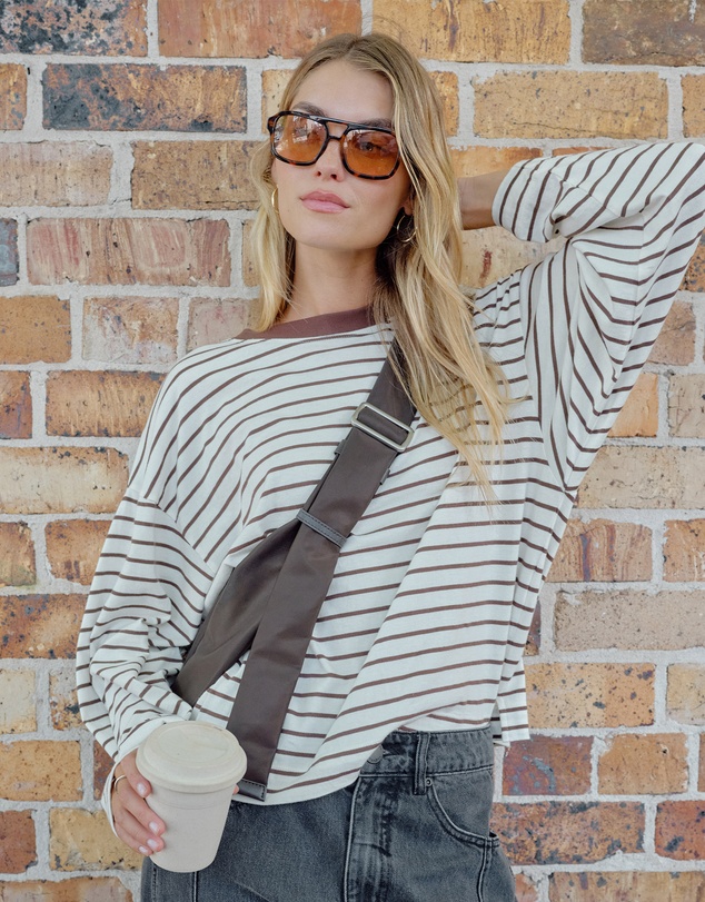 Ceres Life - Beau Long Sleeve Slouchy Tee