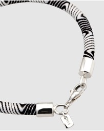 Kuzzoi - ICONIC EXCLUSIVE - Bracelet Male Nylon Sailing Rope Maritime 925 Sterling Silver