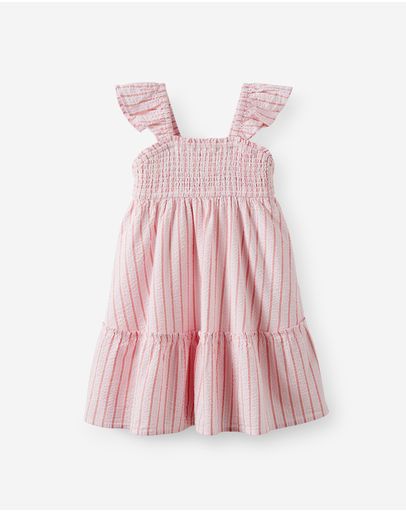 TEA PARTY PINKCORAL RED STRIPE