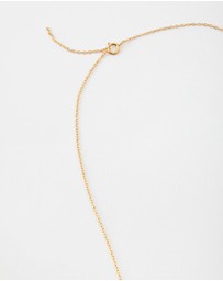 Lovisa - Gold Plated Sterling Silver Freshwater Pearl Cupchain Necklace