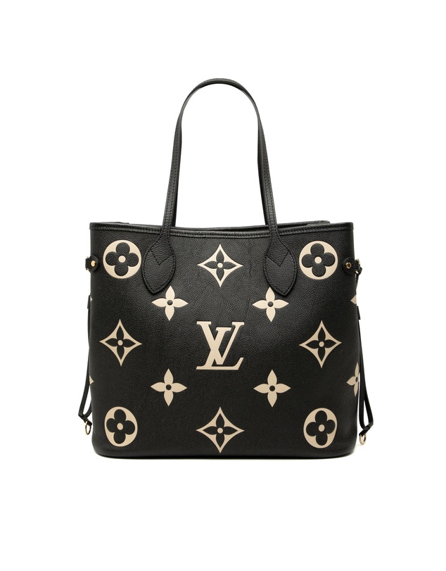 Pre-Loved by Azura Reborn - Pre-Loved Bicolor Monogram Giant Empreinte Neverfull MM