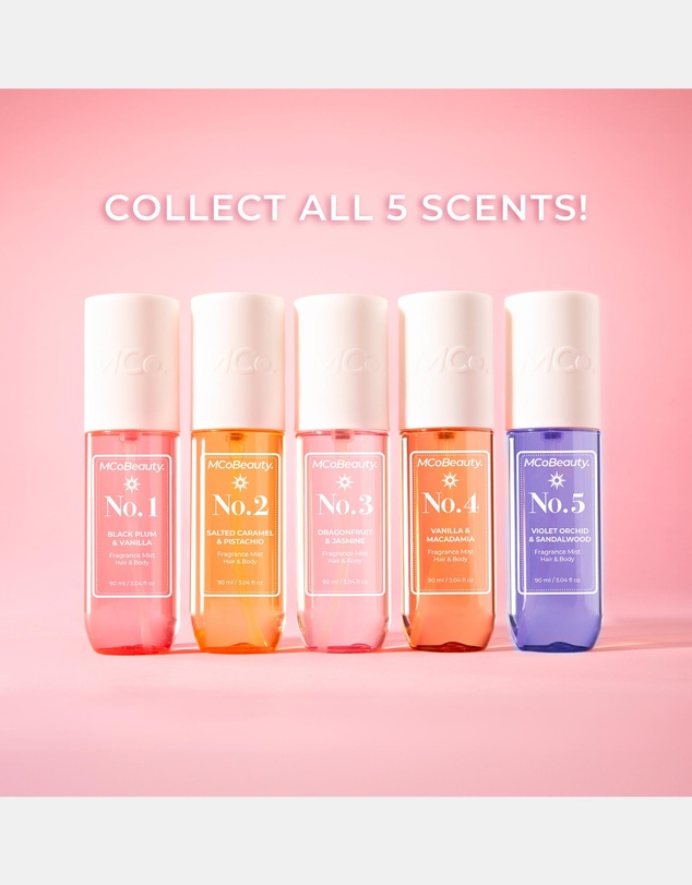 MCoBeauty - Fragrance Mist Hair & Body 90ml - No.5 (Violet Orchid & Sandalwood)