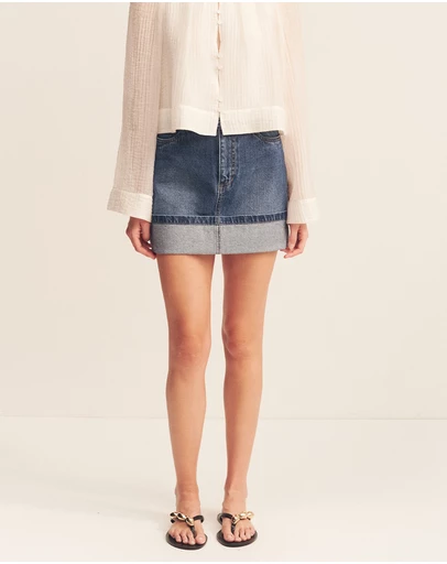 Shona Joy - Boyd Cuffed Mini Skirt