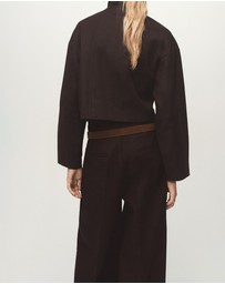 M.N.G - Cropped Jacket With Pockets