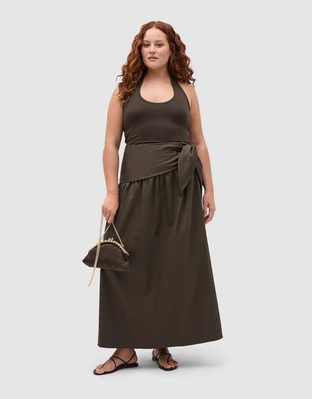 Seed Heritage - Tie Waist Midi Skirt