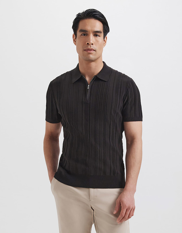 SABA - Cerrone Cotton Nylon Knit Polo