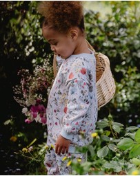 Fox & Finch - Botanica Print Sweatshirt - Babies