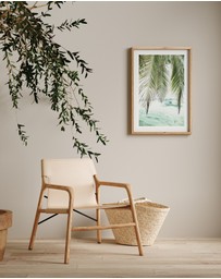 Olive et Oriel - Seaside Palm Art Print