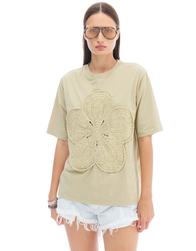 THE TALES - The Tales Crochet Flower Tee