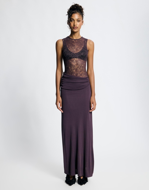 Lover - Odette Lace Contrast Maxi Dress