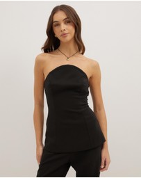 Dazie - Chic Strapless Bodice Top