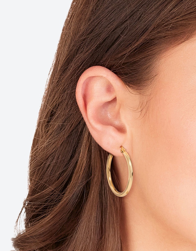 Lovisa - Gold Plated Large Hoop Earrings