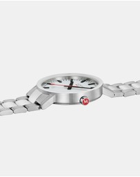 Mondaine - Mondaine Classic Silver Stainless Steel 40mm Watch