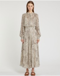 Marella - Printed Georgette Midi Dress
