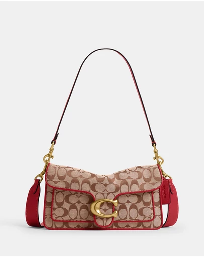 Coach - Soft Tabby Shoulder Bag 26 In Signature Jacquard