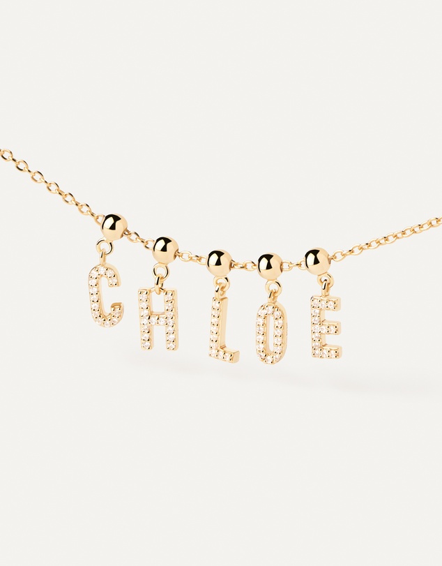 PDPAOLA - Charm Necklace Letter Charm