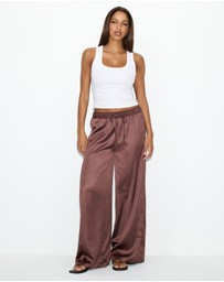 Dazie - Honey Satin Pants