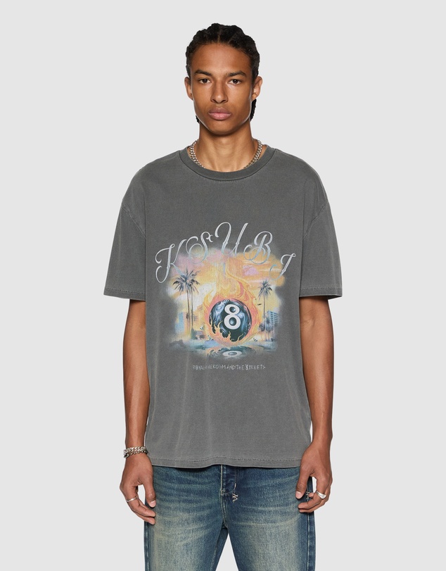 Ksubi - World Order Biggie SS Tee Charcoal