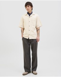 Jack & Jones - Bluluke Jacquard Short Sleeve Resort Shirt