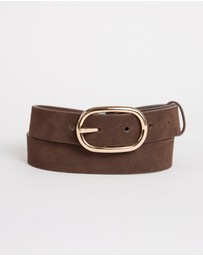 David Lawrence - Kumru Leather Suede Belt