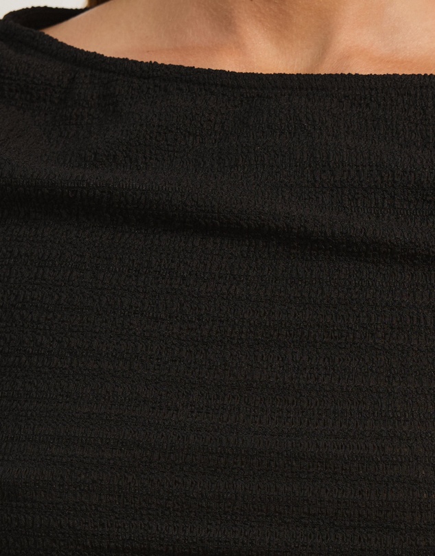 Atmos&Here - Alba Textured Boat Neck Top