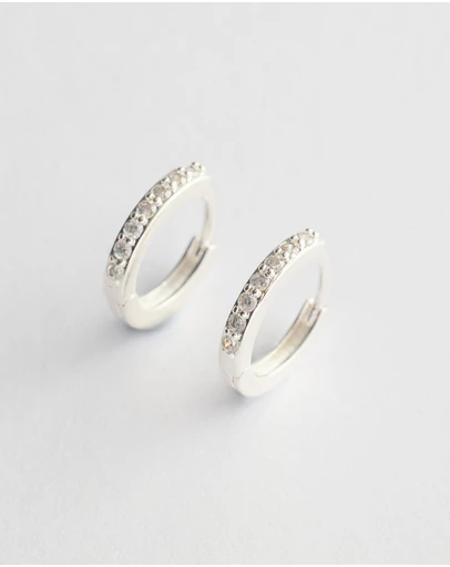 Moira Hughes - The White Label - The Avery Clicker Hoop Earrings