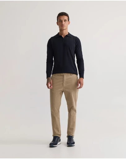 Oxford - Dominic Open Polo Collar Knit
