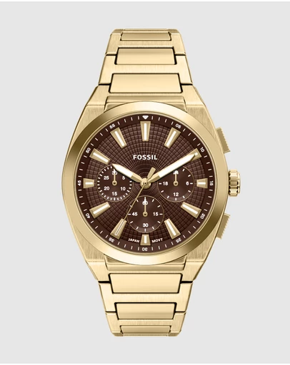 Fossil - Everett Gold Tone Chronograph Watch